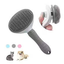 Peine para mascotas, peine de aguja de acero inoxidable, cepillo de limpieza para perros y gatos, depilación flotante, Limpieza del cabello, belleza, cuidado de la piel