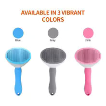 Peine para mascotas, peine de aguja de acero inoxidable, cepillo de limpieza para perros y gatos, depilación flotante, Limpieza del cabello, belleza, cuidado de la piel